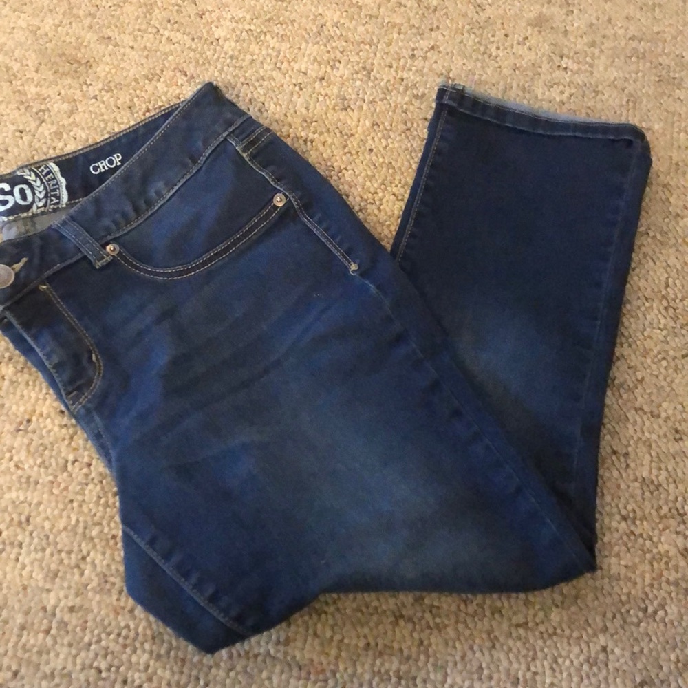 Cropped SO capri jeggings
